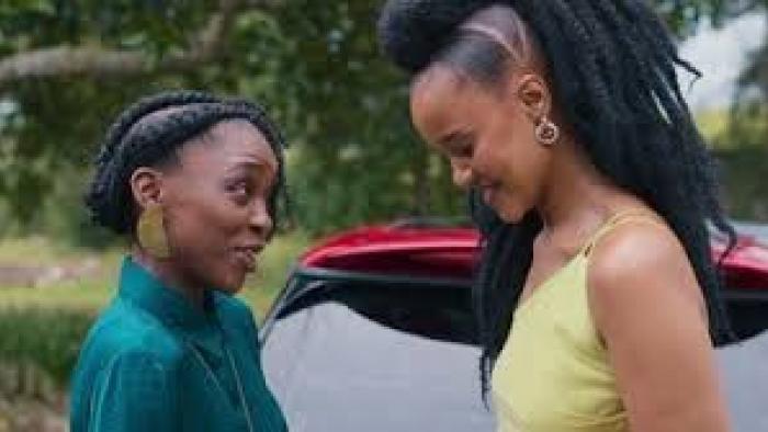 Umjolo There Is No Cure Movie: Two Black women talk outside