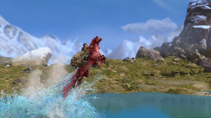 Warrior King Movie: Gesar on his horse