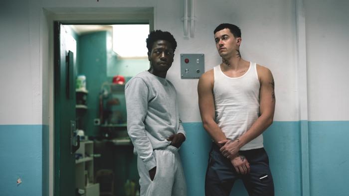 Wasteman: David Jonsson and Tom Blyth in a prison cell