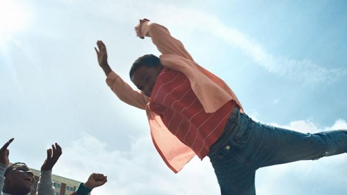 We Grown Now Movie: Blake Cameron James jumps high enough to look like he's flying