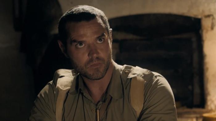 Wolves of War: Matt Willis sitting at table