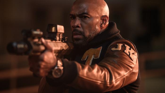Xeno movie: Omari Hardwick points a gun