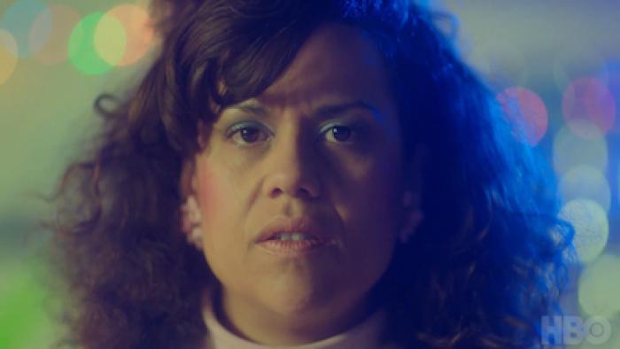 You Were My First Boyfriend: Cecilia Aldarondo talks to the camera.
