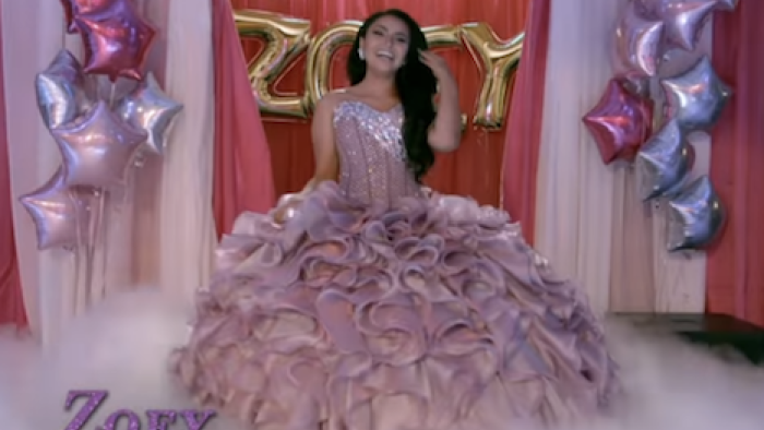 15: A Quinceañera Story TV Show: Arriving at her party. 