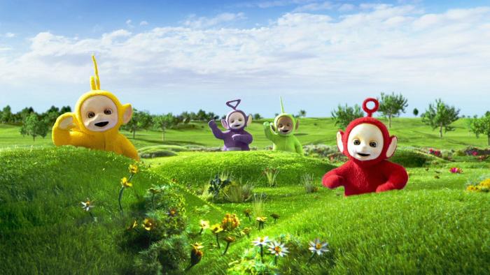 Teletubbies (2022) TV show: Teletubbies go to sleep. 