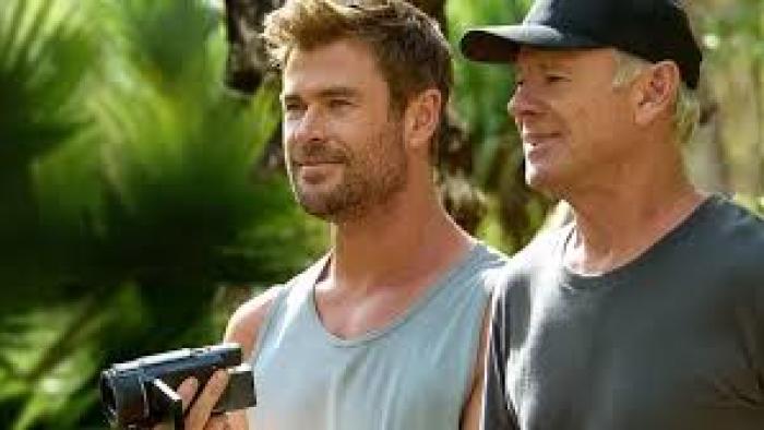 A Road Trip to Remember TV show screenshot #2: Father and son Hemsworths stand smiling together