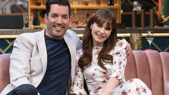Jonathan Scott and Zooey Deschanel. 