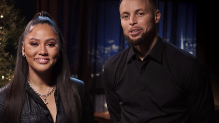 Ayesha and Stephen Curry.