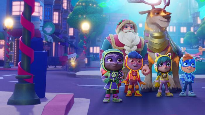 Action Pack Saves Christmas TV Show: The Action Pack with Santa