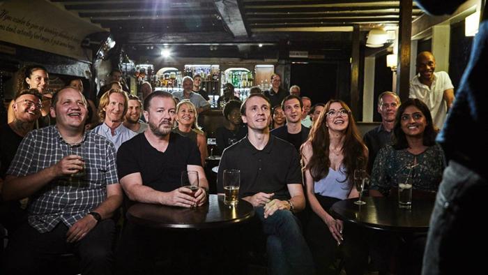 After Life Series: Tony watches a match at the pub