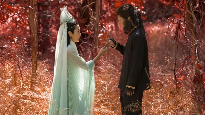 American Born Chinese TV: Guanyin and the Monkey King are in the forest