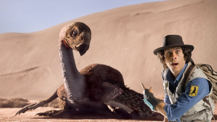 Andy’s Prehistoric Adventures TV Series:Andy comes across a dinosaur. 