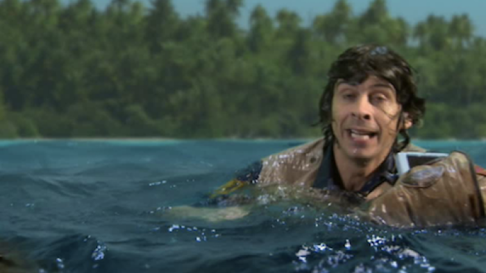 Andy’s Prehistoric Adventures TV Series:Looking for underwater creatures. 