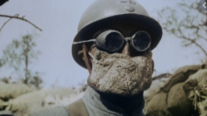 Protection from poison gas. 