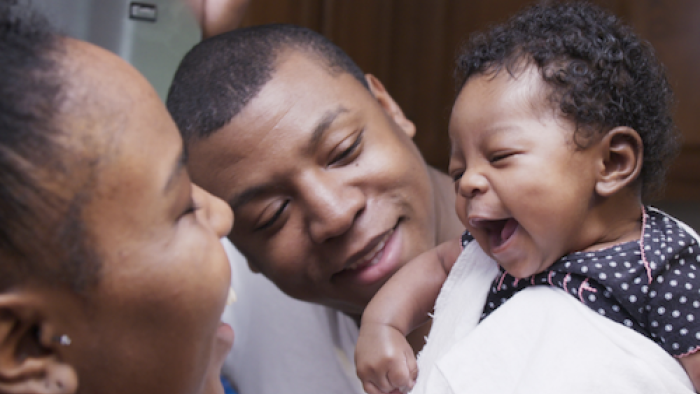 Babies TV Series: Mom and dad play with baby