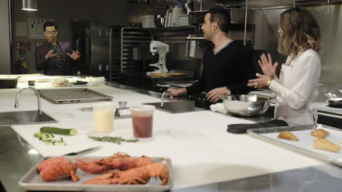 The Baker and the Beauty TV Show: Baking a dessert