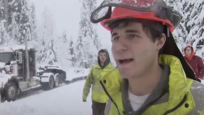 Big Timber TV Show: The Big Timber crew. Erik Wenstob.