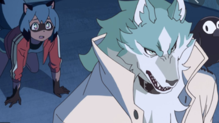BNA: Brand New Animal TV Show: Michiru discusses things with Shirou Ogami. 