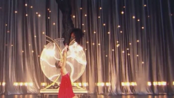 Criss Angel’s Magic With the Stars TV Show: Performing an illusion.