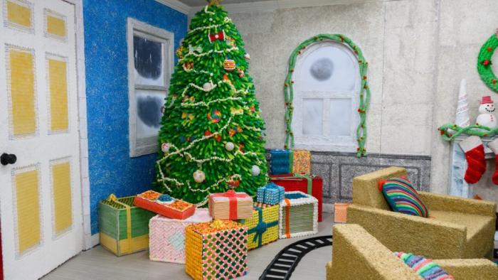 Candified: A full living room made of candy