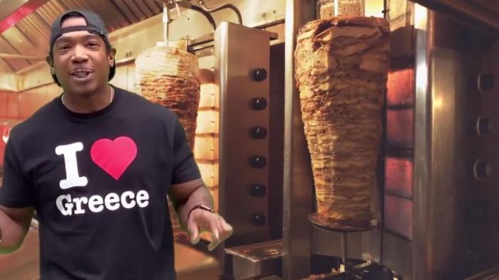 Celebrity Show-Off TV Show: Ja Rule helps out a local Greek Restaurant