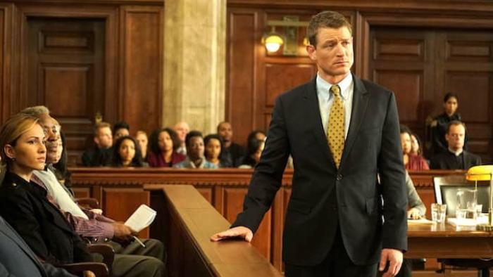 Chicago Justice TV Show: Peter Stone in the courtroom