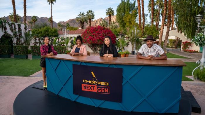 Chopped Next Gen TV Show: Scene #3, Koshy with the judges