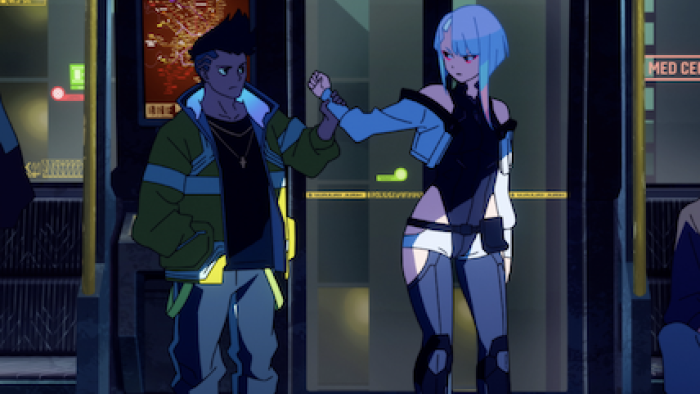 Cyberpunk: Edgerunners TV show: David and Lucy