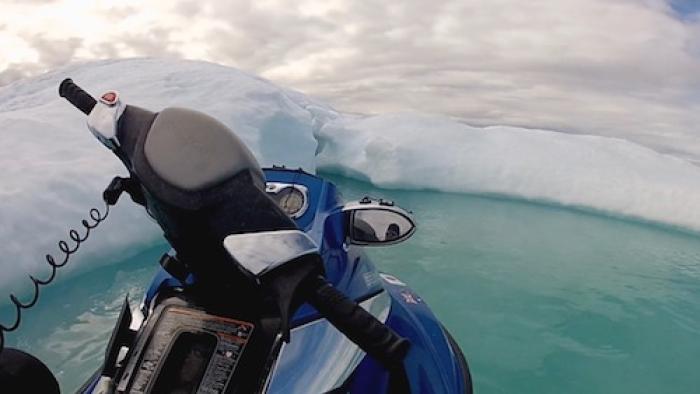 Dangerous Waters TV Series: Getting holed up in the ice. 