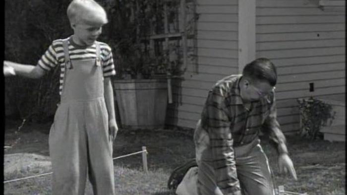 Dennis the Menace TV Show: Dennis 'helps' Mr. Wilson with his garden