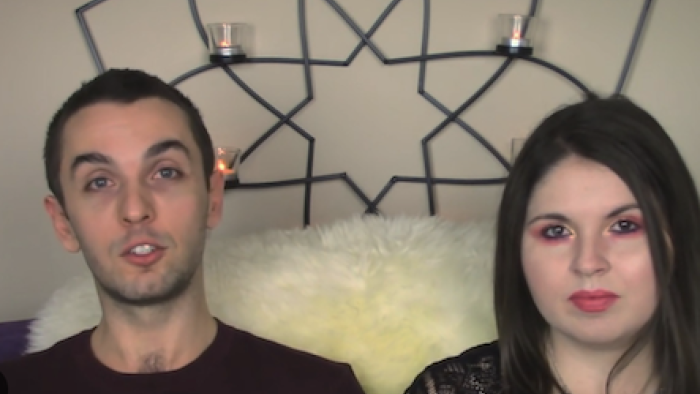 Desperately Seeking Soulmate screenshot 2: Jeff and Shaleia Divine when younger on YouTube.