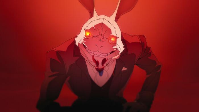 A frightening demon rabbit.