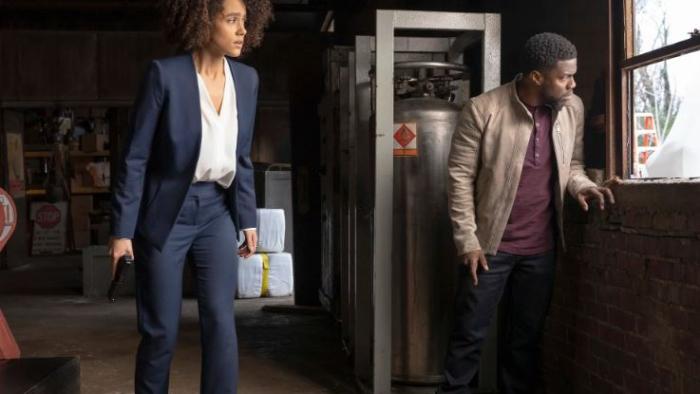 Die Hart TV Show: Jordan King (Nathalie Emmanuel) and Kevin Hart are ready for action... or are they?