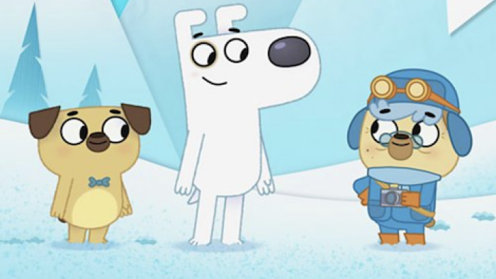 Dog Loves Books TV Show: Pug and Dog meet an explorer