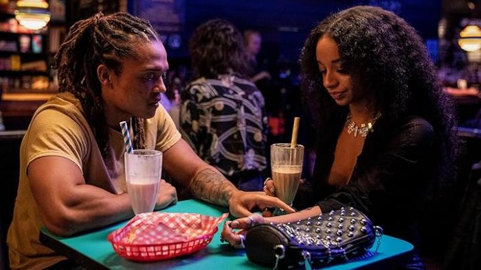 Domino Day: Leon (Percelle Ascott) and Domino on a milkshake date