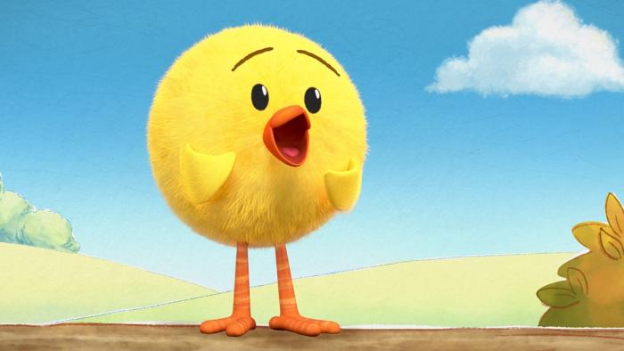 Dylan's Playtime Adventure TV Show: Bitsy the bird chirps