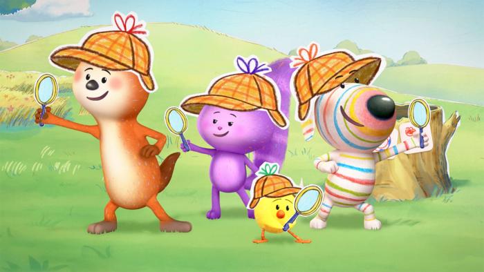 Dylan's Playtime Adventure TV Show: Dylan and friends pretend to be detectives