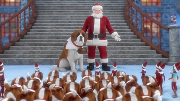 Elf Pets: Santa's St. Bernards Save Christmas TV Special: Scene #1