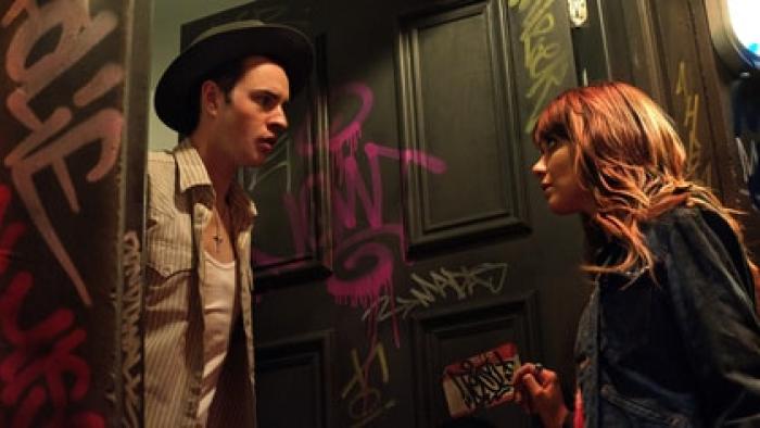 Everything I Know About Love TV: Emma Appleton, Bel Powley, Aaliyah Odoffin, and Marli Siu walking down a street at night.