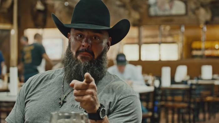 Everything on the Menu with Braun Strowman: Strowman sports a new cowboy hat in Ft. Worth