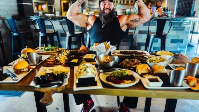 Everything on the Menu with Braun Strowman: Strowman shows that "everything on the menu" is literal