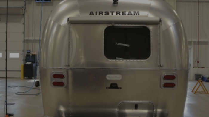 An airstream camper. 