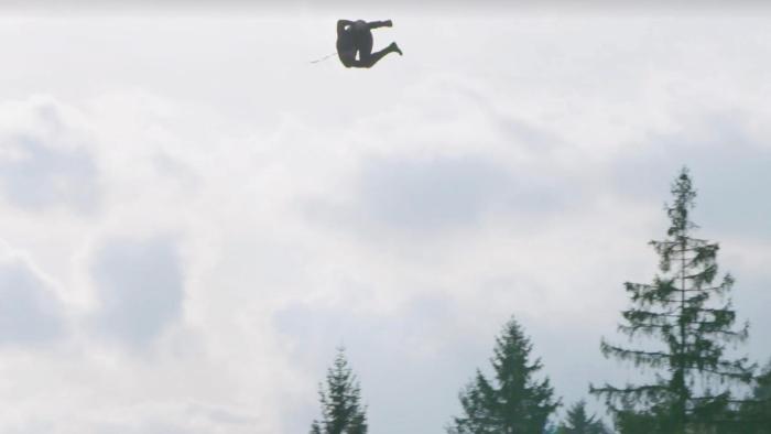 Fly Guys Series: Flying over a lake. 