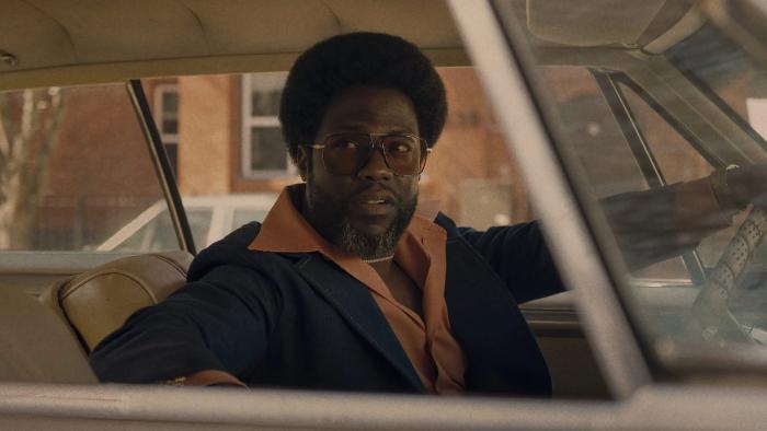 Fight Night: Chicken Man (Kevin Hart) leans out of his car