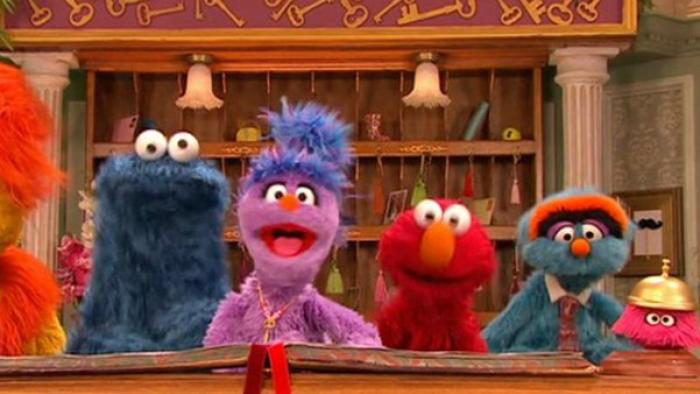 Sesame puppets