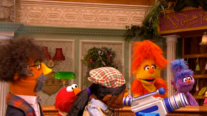 Sesame puppets