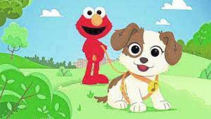 Furry Friends Forever- Elmo Gets a Puppy Scene 1