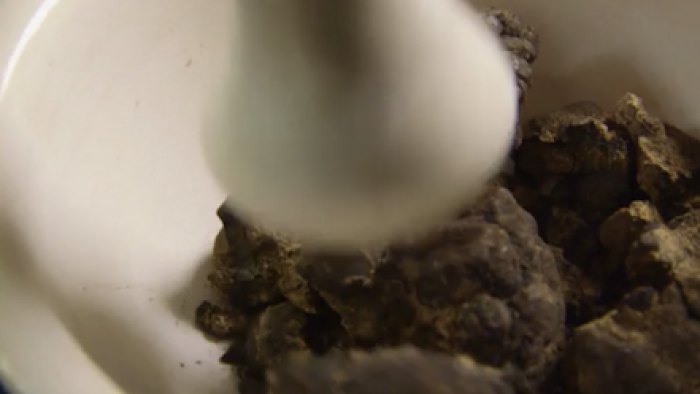 Manganese nodules. 