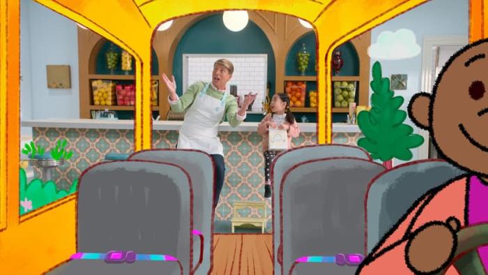 Hello Jack TV Show: Jack rides the bus with Olivia