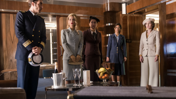 High Seas TV Show: Meeting an enthusiastic first officer. 